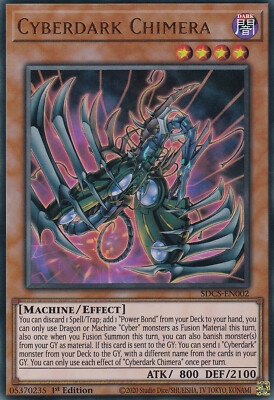 Yugioh SDCS-EN002 Cyberdark Chimera Ultra Rare