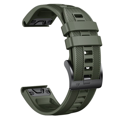 Cinturino Orologio Sgancio Rapido Silicone Cintura per Garmin Fenix7/6/5plus - Foto 17 di 20