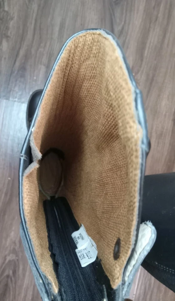 Botas de campo ecuestre nuevas sin etiquetas negras talla 6.5 Foto 2 de 4