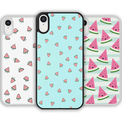 NIEDLICHES WASSERMELONENMUSTER Kawaii Handyhülle für iPhone Samsung Galaxy Geschenk