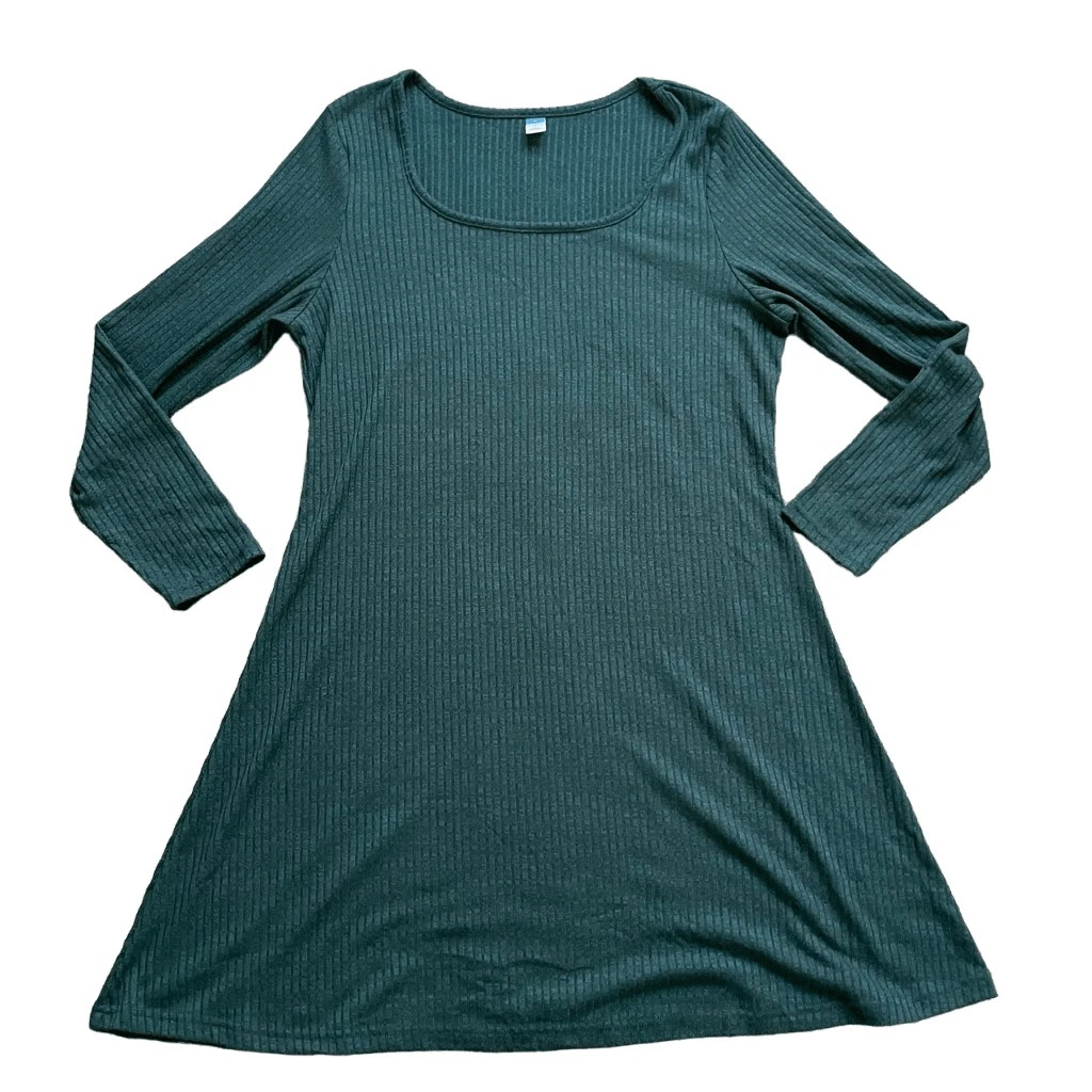 Old navy green long sleeve dress Clearance