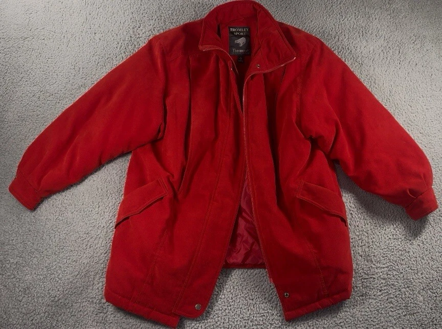 Abrigo Vintage Bromley Granero Tareas Mujer Grande Exterior Años 80 90 Retro Clásico Foto 2 de 4