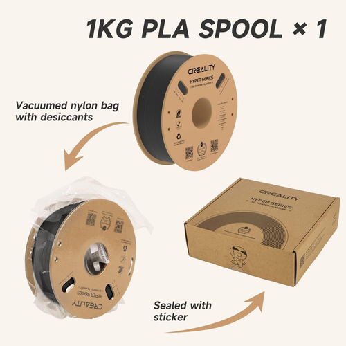 Creality Hyper PLA 3D-Drucker Filament 1,75 mm für Hochgeschwindigkeitsdruck - Bild 47 von 97