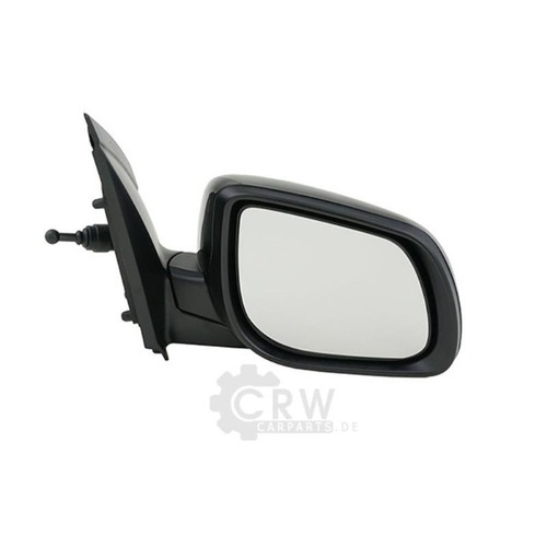 Johns Außenspiegel Links Für Ford Fiesta 2002-2008 - Schwarz