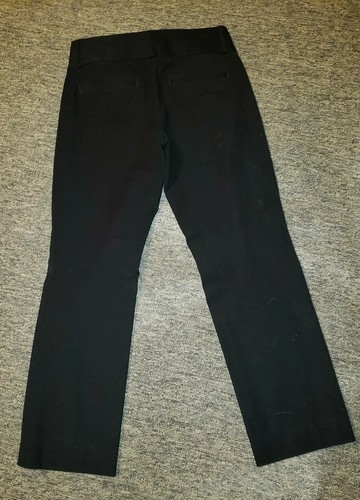 Womens Banana Republic Black Pants Pockets Size 4 Strecth Cotton Spandex - Picture 7 of 7