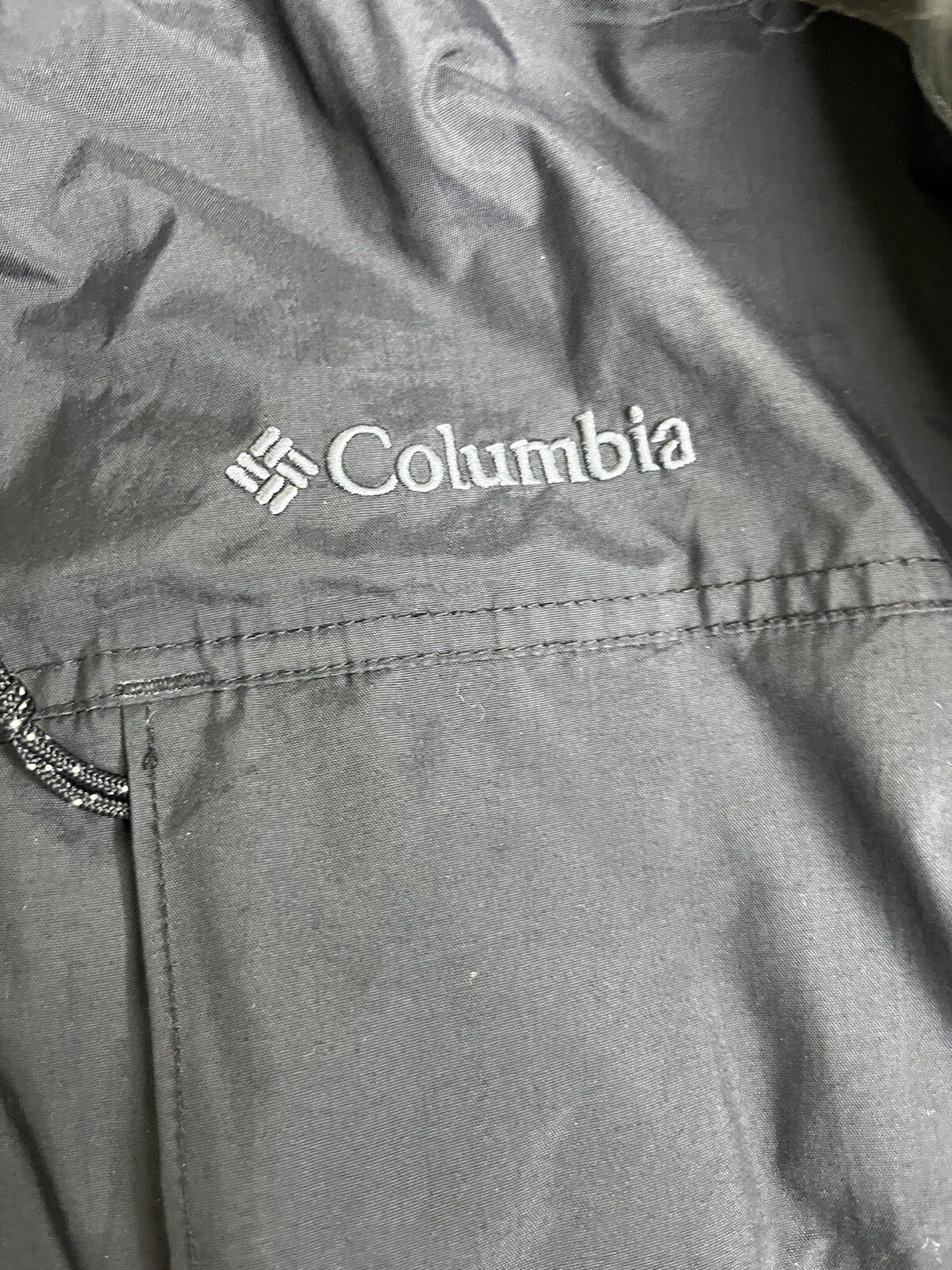 Columbia Men’s Size Xl Omni Shield Winter Coat With Hood Waterproof Black Gray thumbnail 3
