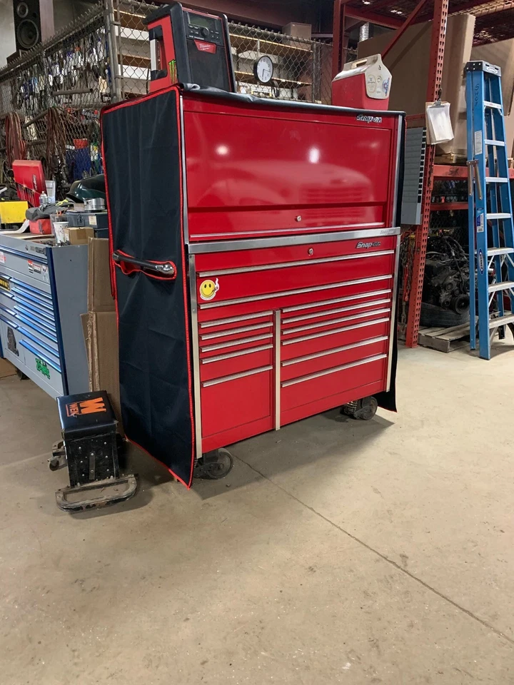 Cubierta de caja de herramientas personalizada de Dmarrco, se adapta a Snap-on 54" x 24" combo con elevador Foto 2 de 4