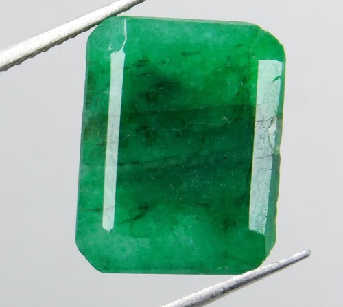 Natural 100 Ct Emerald Cut Colombian Green Emerald Certified 13 PCS Gemstone Lot - Picture 2 of 12