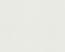 A.S. Création Vliestapete Lars Contzen 2548-18 weiß uni feine Streifenstruktur