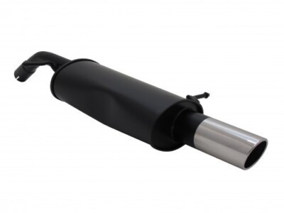 NOVUS AUSPUFF ENDSCHALLDÄMPFER 1X90MM SR-DESIGN FÜR VW POLO 4 IV-6N/6N2 +ABE
