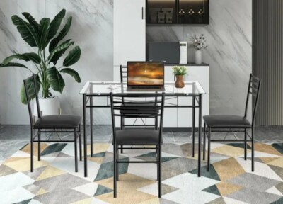 4 chair dining table set