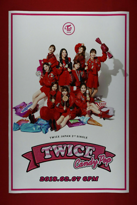 Twice Candy Pop 2018 K-Pop Japan Girl Music Band Group Poster