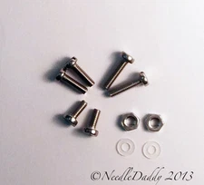 Cartridge Mounting Screws & Hardware For Turntable Headshells 10 pcs.