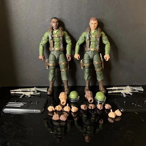 GI Joe Classified Retro GI Joe Troopers Lot of 2 Action Figures Complete