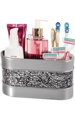 Creative Scents Nickel Bathroom Organizer