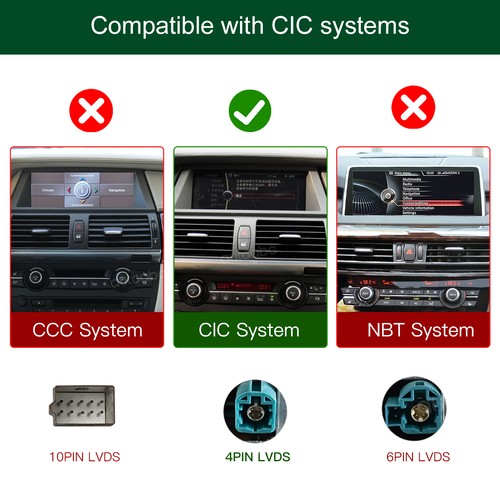 10.25'' Carplay/Android Auto TouchscreenFor BMW X5 X6 CIC E70 E71 2011-2013 - Picture 4 of 10