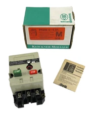Klockner-Moeller PKZM0-4 NA Motor Starter Protector 3-Pole 2.4-4Amp NOS