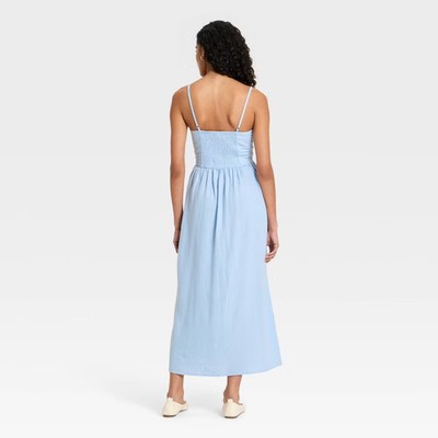 Women Sleeveless Cutwork Midi Sundress - Universal Thread