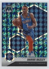 2020-21 Panini Mosaic Choice Peacock Prizm Darius Bazley #188 pe8