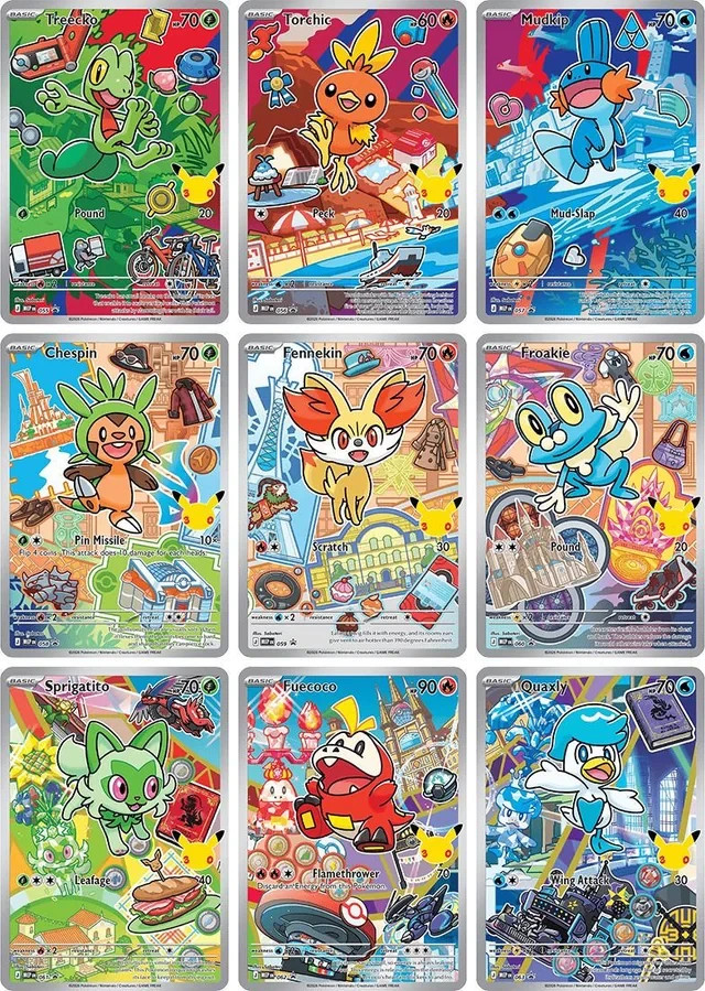 ポケモンカード イタリア語ファーストパートナー イラストコレクション シリーズ3 Pokemon First Partner Series 3 Illustration Full Set Of 9 Cards NM