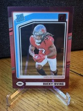 2024 Clearly Donruss Rated Rookies #86 Bucky Irving Purple Parallel  /75 Mint!