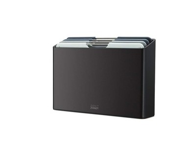 Joseph Joseph Folio 4-Piece Colour coded Cutting Board Set, Slimline case for...