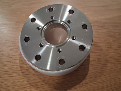 #ad Zero Length Reducer Conflat CF 4.5quot; x CF2.75quot; UHV Through Holes $249.01