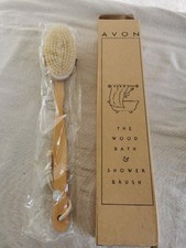 Avon The Wood Bath And Shower Brush Brand New