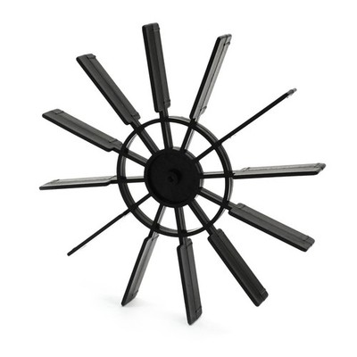 1Pcs Black 12 Vanes 100mm Dia RC Boat Ship Model Propeller Paddle