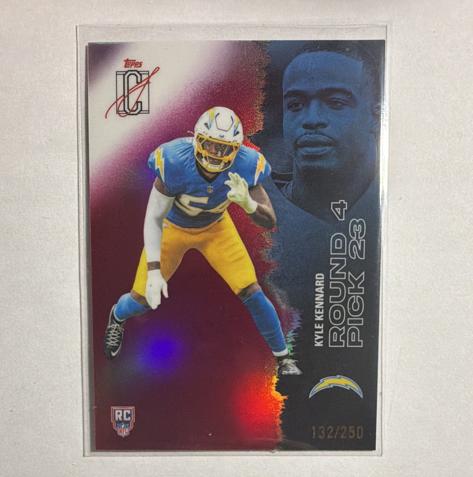 Kyle Kennard Topps Signature Class #213 Chrome Magenta Refractor