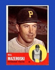 1963 Topps Set-Break #323 Bill Mazeroski NR-MINT *GMCARDS*