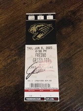ETHAN SALAS 2023 BASEBALL TICKET 6/8/23 PADRES AUTO