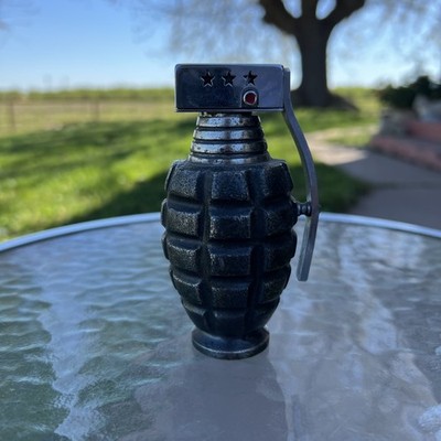 Vintage 1960's Hand Grenade Table Top Lighter