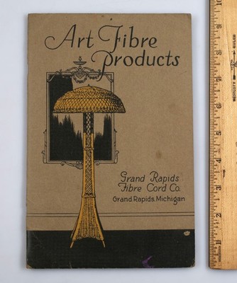 Vintage 1924 Grand Rapids Fibre Cord Co. Catalog Wicker Furniture + Price List