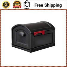 Town-To-Town Extra Large T4 Sized Resin Mailbox Black Onyx