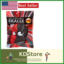 Swedish Raspberry Licorice Gummies - Salmiak & Wine Gums (2x90g)