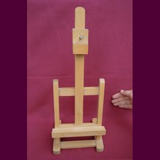 16  Wooden H-Frame Small Painting Craft Holder Easel Desktop Shelf Display Stand