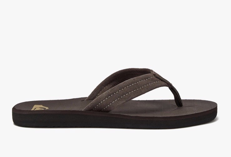 Chanclas de gamuza talladora Quiksilver para hombre, sandalias deportivas con soporte para arco para hombre