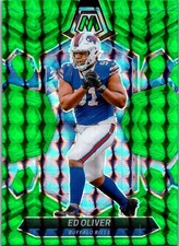 2024 Panini Mosaic #26 Ed Oliver Mosaic Green