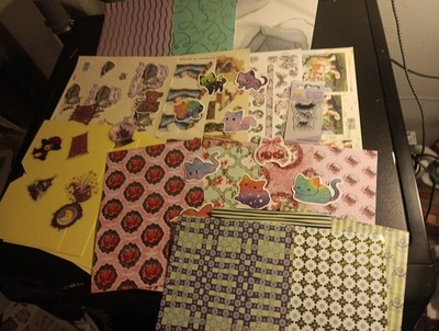 SALE PACKAGE HOBBYCRAFTS FOR SCRAPBOOKING WITH CLEAR STAMP NEW (SALE159)