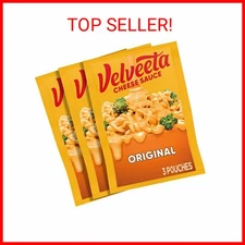 Velveeta Original Melting Cheese Sauce Pouches (3 ct Box, 4 oz Packets)
