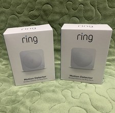 2 NEW Ring Alarm Motion Wireless Detectors 2nd Gen White 4SP1SZ-0EN0 - NIB
