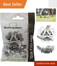 Fast Twist 3.0 Tour Flex Pro Golf Spikes - 18 Replacement Spikes for Best Grip