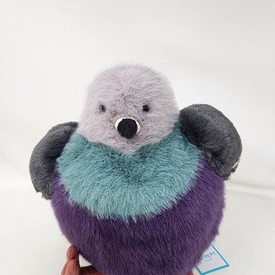 Jellycat Leicester Pigeon Plush Medium Soft Toy Gray Selfridges