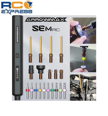 Arrowmax SEM RC Diff Checker & Electric Screwdriver - Black  AM199207B