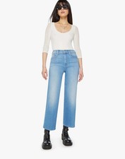 Brand New MOTHER The Rambler Zip Ankle Going Dutch Jean Stretchy Size 30