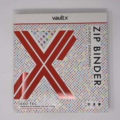 Vault X 12 Pocket Exo Tec Zip Binder Pokemon 2026 Anniversary Edition LE IN HAND