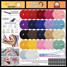 44 Pack Premium Drawstring Cords Replacement - Easy Threaders  Cord Locks, 51"