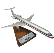 American Airlines Mcdonald Douglas DC-9 MD-80 desktop model pacific minatures
