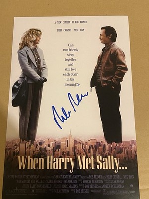 Rob Reiner signiert als Harry Sally traf 12x8 Foto